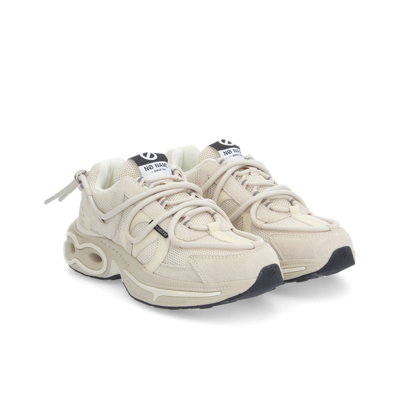 WILLO RUNNER W - MESH/SUEDE - BEIGE/BLANC CASSE